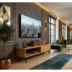 Szafka RTV-83 Drewno Lite Dąb Loft Lakier Rozmiary od 100 cm do 200 cm PREMIUM